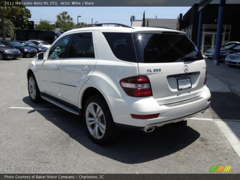Arctic White / Black 2011 Mercedes-Benz ML 350