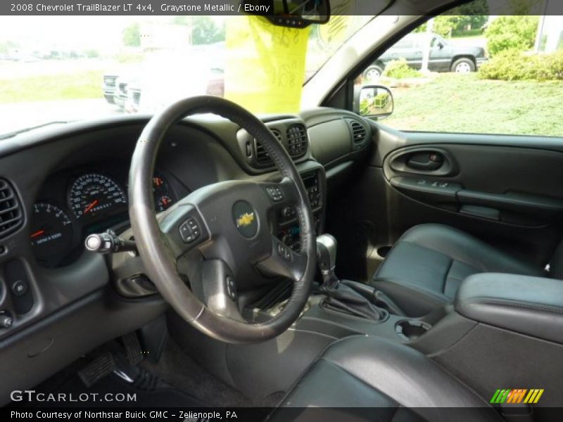 Graystone Metallic / Ebony 2008 Chevrolet TrailBlazer LT 4x4