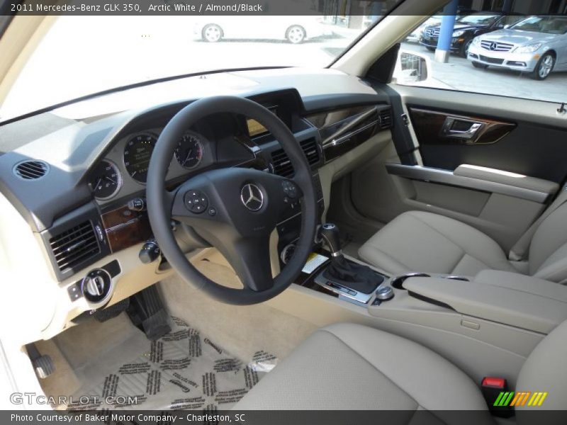 Arctic White / Almond/Black 2011 Mercedes-Benz GLK 350