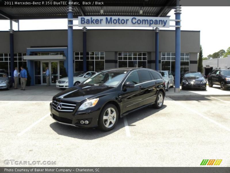 Black / Black 2011 Mercedes-Benz R 350 BlueTEC 4Matic