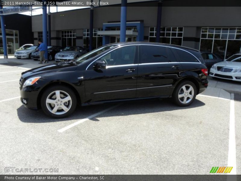 Black / Black 2011 Mercedes-Benz R 350 BlueTEC 4Matic