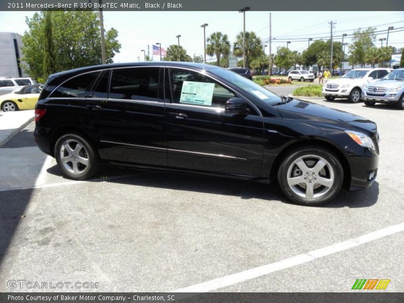 Black / Black 2011 Mercedes-Benz R 350 BlueTEC 4Matic