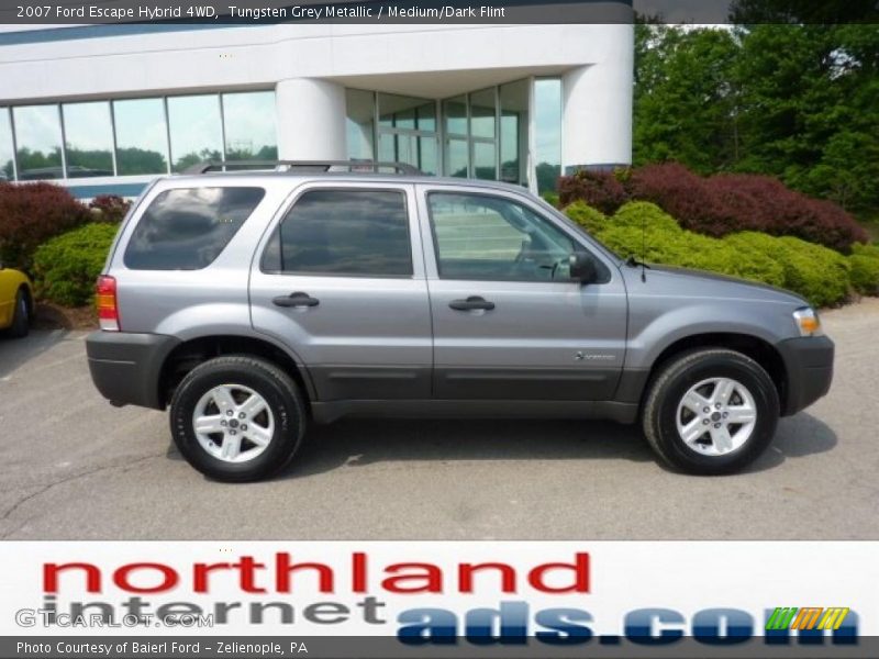 Tungsten Grey Metallic / Medium/Dark Flint 2007 Ford Escape Hybrid 4WD