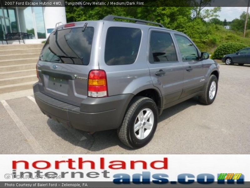 Tungsten Grey Metallic / Medium/Dark Flint 2007 Ford Escape Hybrid 4WD