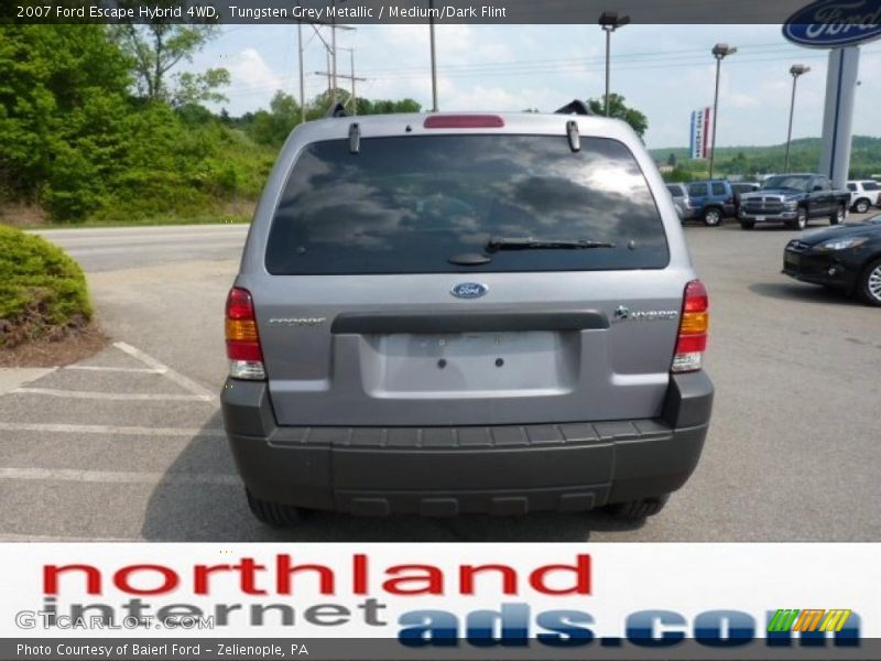 Tungsten Grey Metallic / Medium/Dark Flint 2007 Ford Escape Hybrid 4WD