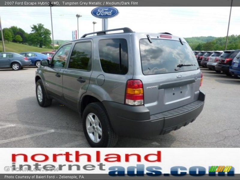 Tungsten Grey Metallic / Medium/Dark Flint 2007 Ford Escape Hybrid 4WD