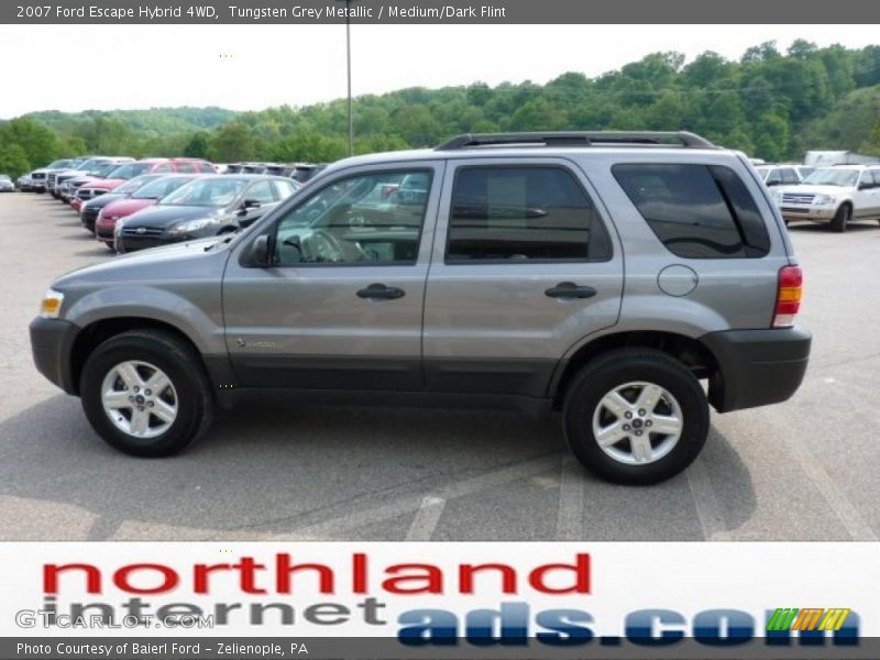 Tungsten Grey Metallic / Medium/Dark Flint 2007 Ford Escape Hybrid 4WD