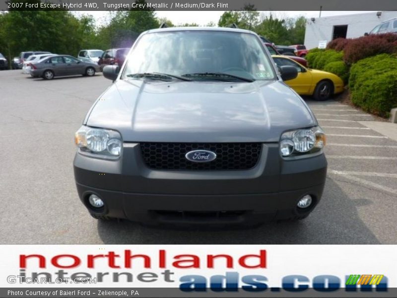 Tungsten Grey Metallic / Medium/Dark Flint 2007 Ford Escape Hybrid 4WD