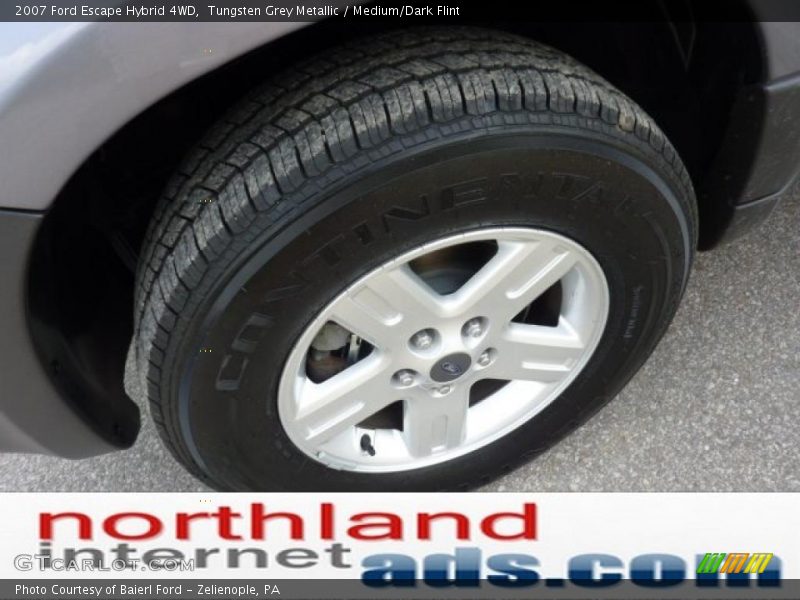 Tungsten Grey Metallic / Medium/Dark Flint 2007 Ford Escape Hybrid 4WD