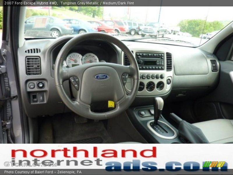 Tungsten Grey Metallic / Medium/Dark Flint 2007 Ford Escape Hybrid 4WD