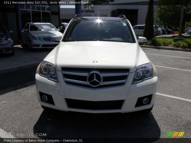 Arctic White / Almond/Black 2011 Mercedes-Benz GLK 350