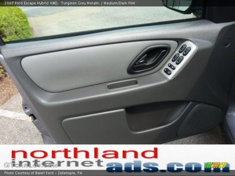 Tungsten Grey Metallic / Medium/Dark Flint 2007 Ford Escape Hybrid 4WD