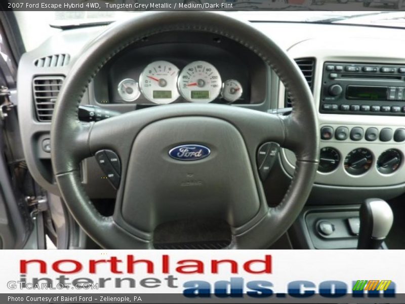 Tungsten Grey Metallic / Medium/Dark Flint 2007 Ford Escape Hybrid 4WD
