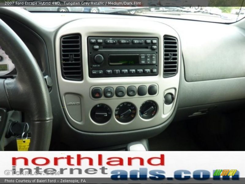 Tungsten Grey Metallic / Medium/Dark Flint 2007 Ford Escape Hybrid 4WD