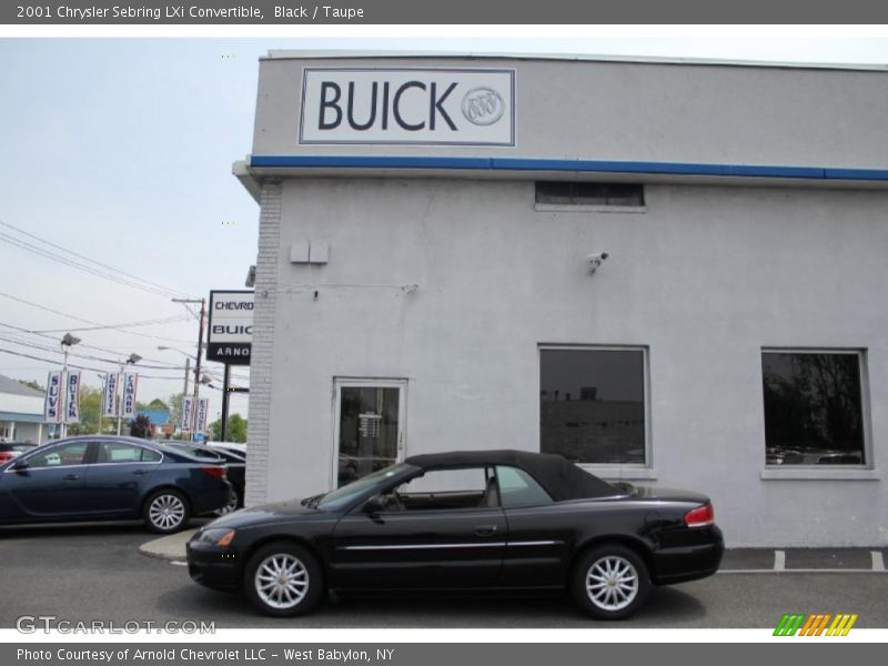 Black / Taupe 2001 Chrysler Sebring LXi Convertible