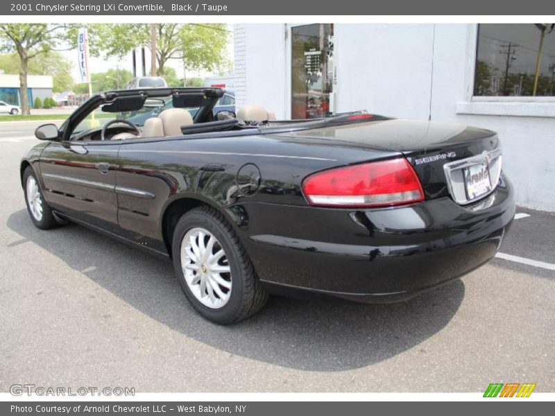 Black / Taupe 2001 Chrysler Sebring LXi Convertible