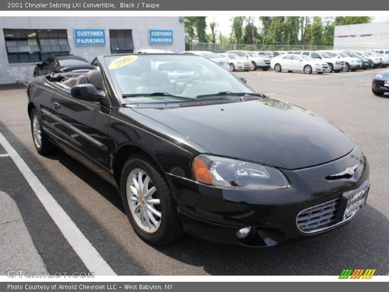Black / Taupe 2001 Chrysler Sebring LXi Convertible