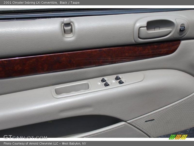 Black / Taupe 2001 Chrysler Sebring LXi Convertible