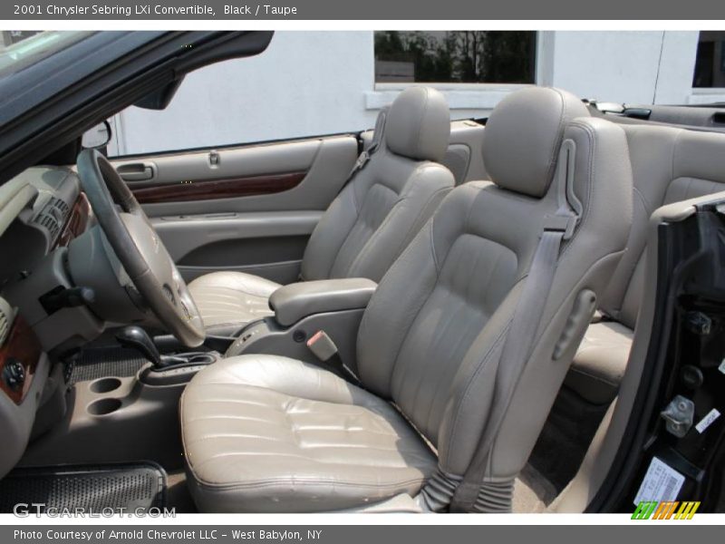 Black / Taupe 2001 Chrysler Sebring LXi Convertible