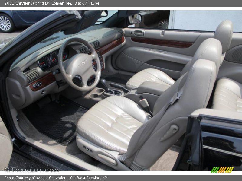  2001 Sebring LXi Convertible Taupe Interior