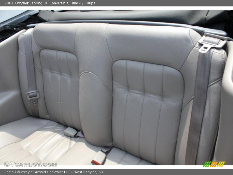 Black / Taupe 2001 Chrysler Sebring LXi Convertible