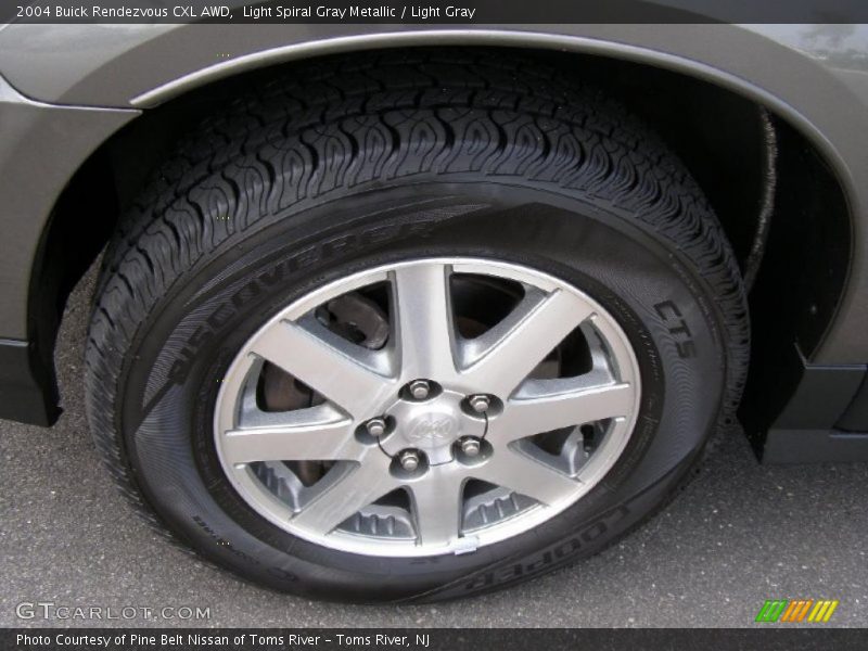 Light Spiral Gray Metallic / Light Gray 2004 Buick Rendezvous CXL AWD