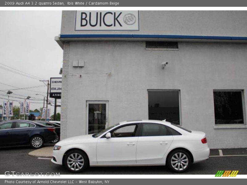 Ibis White / Cardamom Beige 2009 Audi A4 3.2 quattro Sedan