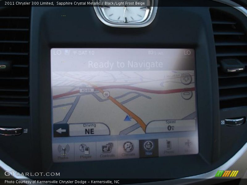 Navigation of 2011 300 Limited