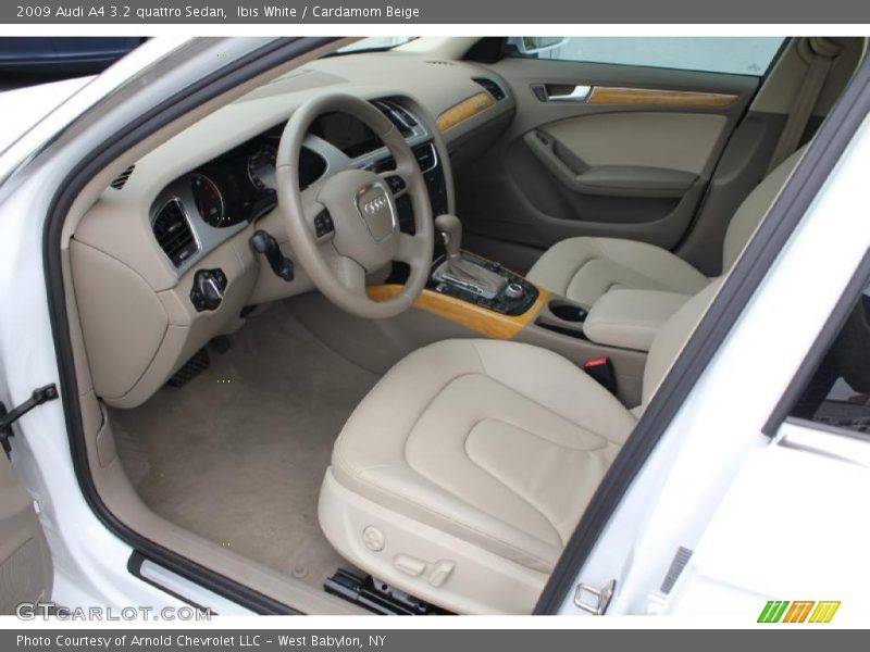  2009 A4 3.2 quattro Sedan Cardamom Beige Interior
