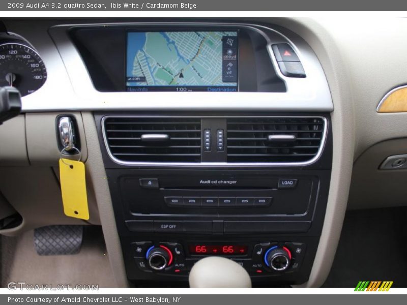 Ibis White / Cardamom Beige 2009 Audi A4 3.2 quattro Sedan
