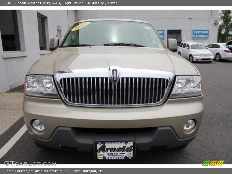 Light French Silk Metallic / Camel 2005 Lincoln Aviator Luxury AWD