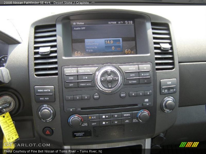 Desert Stone / Graphite 2008 Nissan Pathfinder SE 4x4