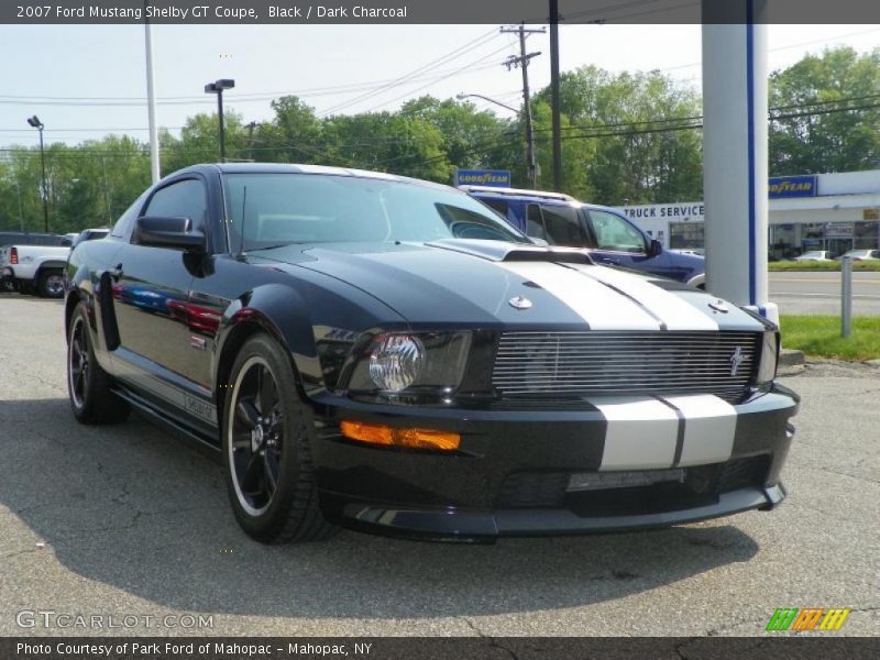 Black / Dark Charcoal 2007 Ford Mustang Shelby GT Coupe