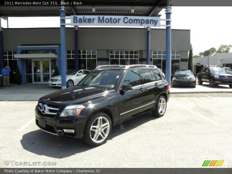 Black / Black 2011 Mercedes-Benz GLK 350