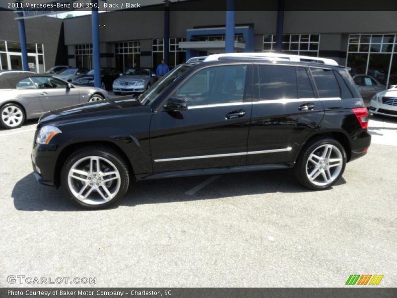 Black / Black 2011 Mercedes-Benz GLK 350