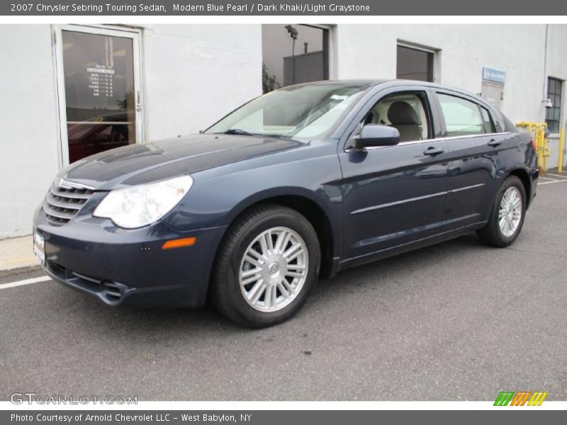 Modern Blue Pearl / Dark Khaki/Light Graystone 2007 Chrysler Sebring Touring Sedan