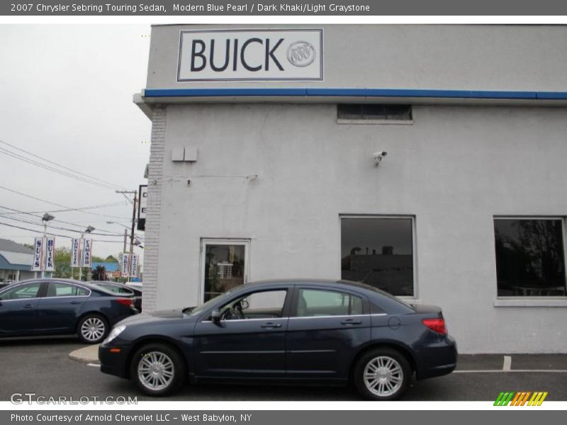 Modern Blue Pearl / Dark Khaki/Light Graystone 2007 Chrysler Sebring Touring Sedan