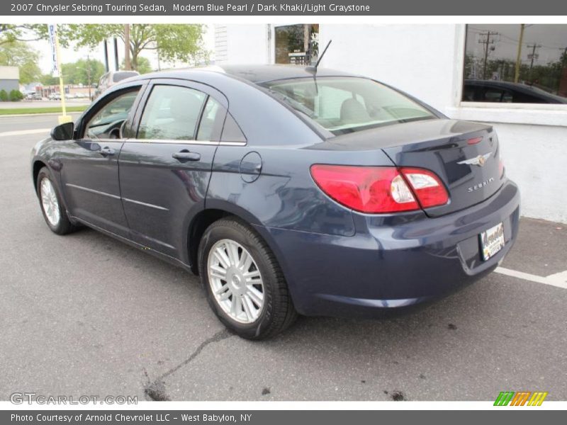 Modern Blue Pearl / Dark Khaki/Light Graystone 2007 Chrysler Sebring Touring Sedan