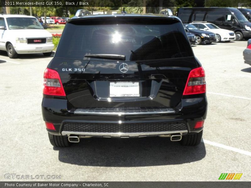 Black / Black 2011 Mercedes-Benz GLK 350