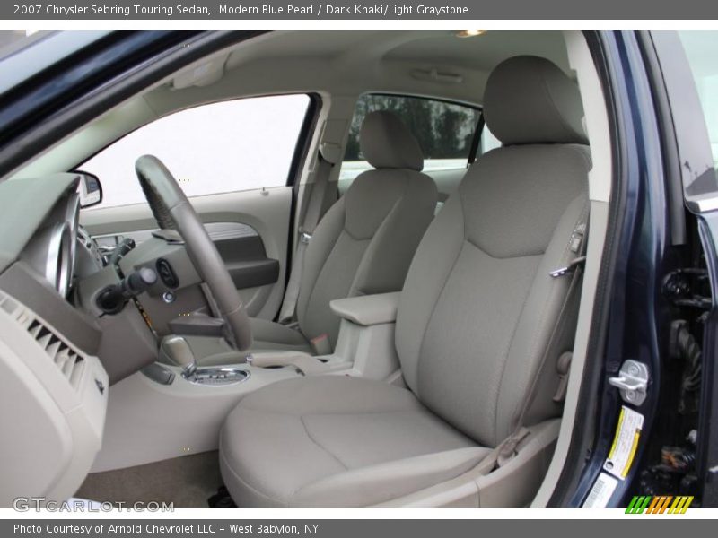 Modern Blue Pearl / Dark Khaki/Light Graystone 2007 Chrysler Sebring Touring Sedan
