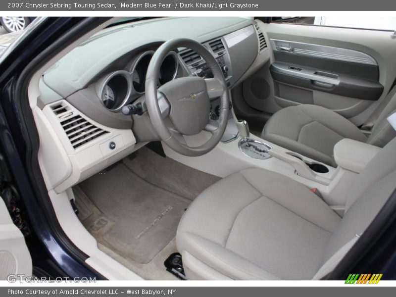 Modern Blue Pearl / Dark Khaki/Light Graystone 2007 Chrysler Sebring Touring Sedan