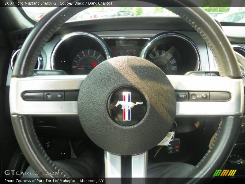 Black / Dark Charcoal 2007 Ford Mustang Shelby GT Coupe