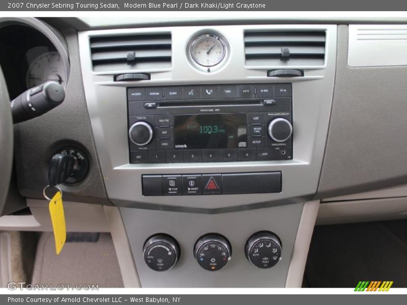 Modern Blue Pearl / Dark Khaki/Light Graystone 2007 Chrysler Sebring Touring Sedan