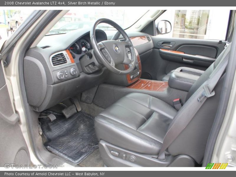  2008 Avalanche LTZ 4x4 Ebony Interior