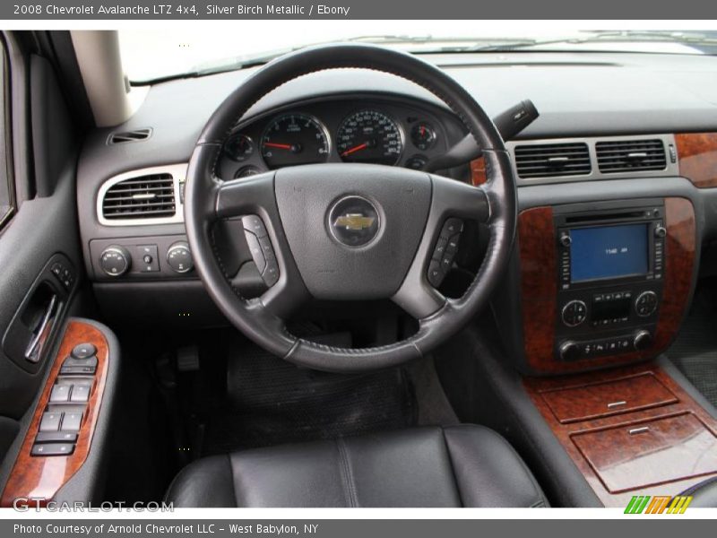 Silver Birch Metallic / Ebony 2008 Chevrolet Avalanche LTZ 4x4