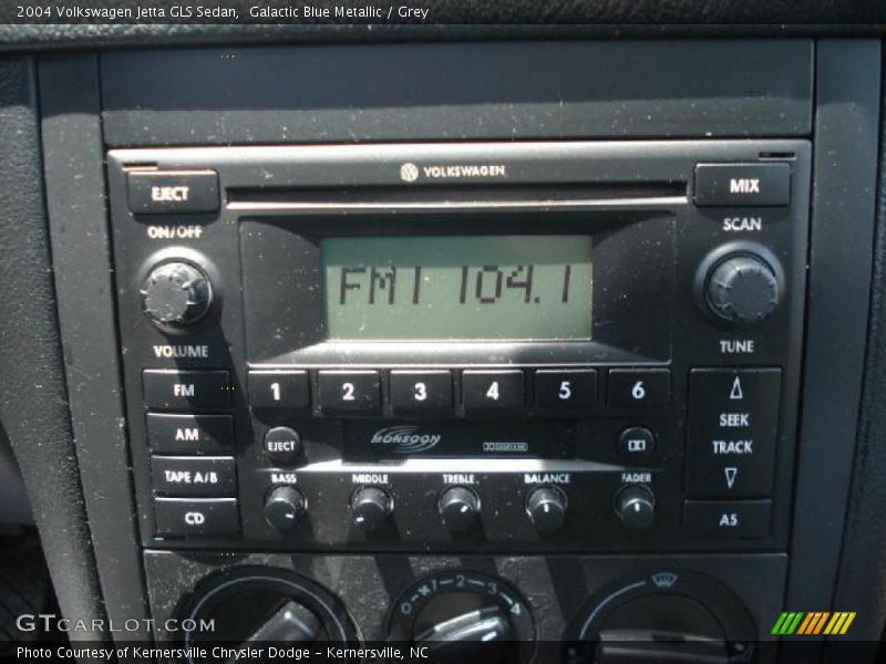Galactic Blue Metallic / Grey 2004 Volkswagen Jetta GLS Sedan