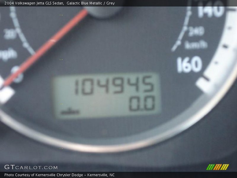 Galactic Blue Metallic / Grey 2004 Volkswagen Jetta GLS Sedan