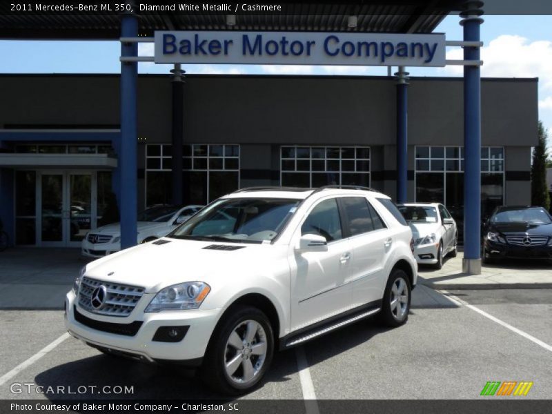 Diamond White Metallic / Cashmere 2011 Mercedes-Benz ML 350