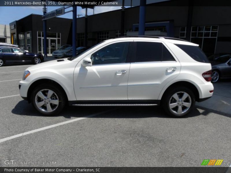 Diamond White Metallic / Cashmere 2011 Mercedes-Benz ML 350
