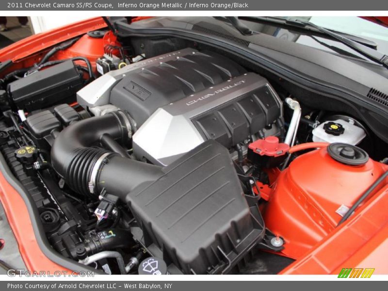 Inferno Orange Metallic / Inferno Orange/Black 2011 Chevrolet Camaro SS/RS Coupe
